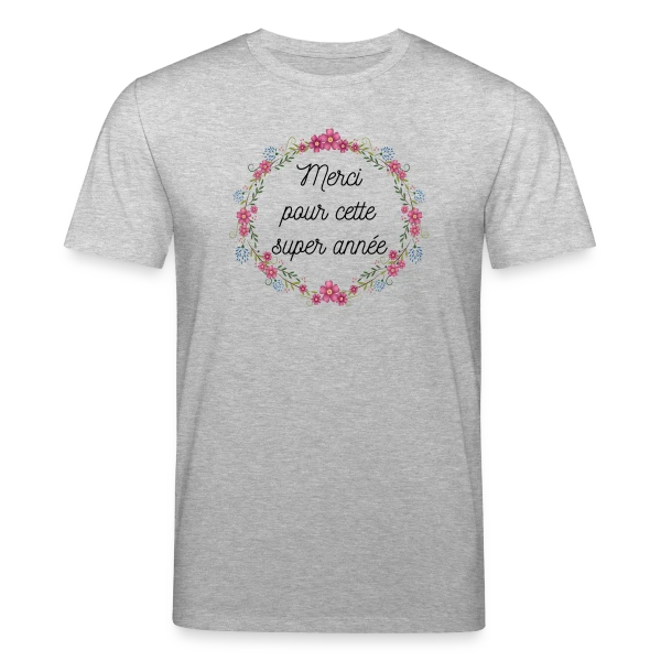 Maquette de T-shirt bio CREATOR Stanley/Stella Unisexe « Merci pour cette Année Incroyable » à personnaliser