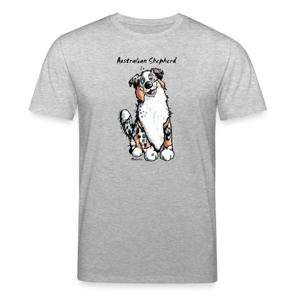Maquette de T-shirt bio CREATOR Stanley/Stella Unisexe « Berger Australien Amusant » à personnaliser