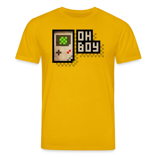 Maquette de Console Rétro-Gaming Oh Boy ! - Pixel Art 90s à personnaliser
