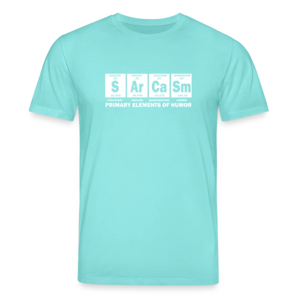 Maquette de T-shirt bio CREATOR Stanley/Stella Unisexe « Sarcasme Éléments Humour » à personnaliser