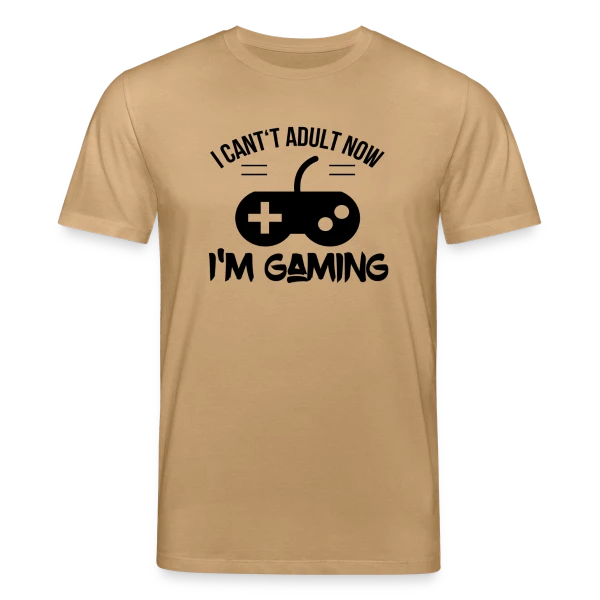 Maquette de T-shirt bio CREATOR Stanley/Stella Unisexe « Passion Gaming » à personnaliser
