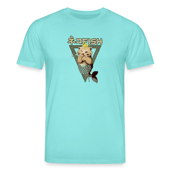 Maquette de T-shirt bio CREATOR Stanley/Stella Unisexe « Le Roi Poisson-Chat » à personnaliser