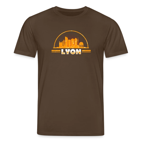 Maquette de Lyon Skyline Vintage à personnaliser