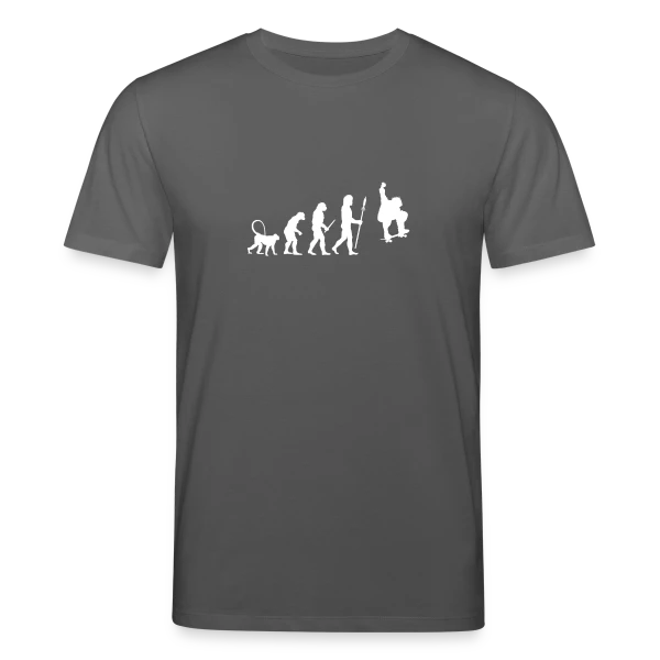 Maquette de T-shirt bio CREATOR Stanley/Stella Unisexe « Évolution du Skater » à personnaliser