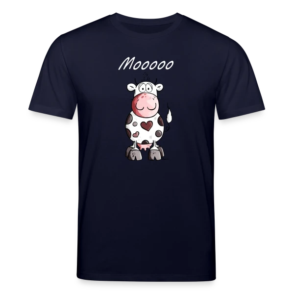 Maquette de T-shirt bio CREATOR Stanley/Stella Unisexe « Mooo la Vache Rigolote » à personnaliser