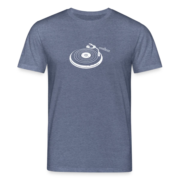 Maquette de T-shirt bio CREATOR Stanley/Stella Unisexe « Platine Vinyle DJ Rétro » à personnaliser
