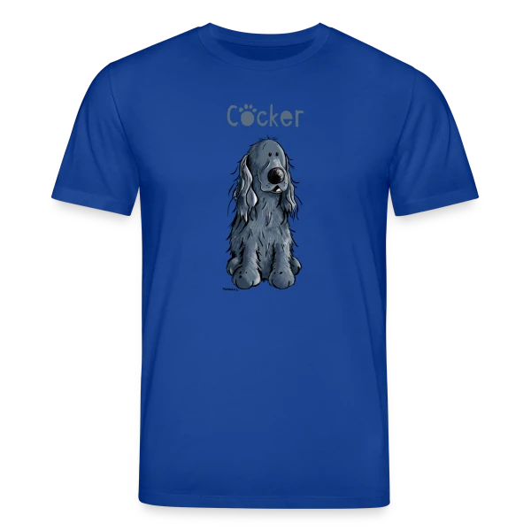 Maquette de T-shirt bio CREATOR Stanley/Stella Unisexe « Cocker Spaniel Amusant - Mon Chien Rigolo » à personnaliser