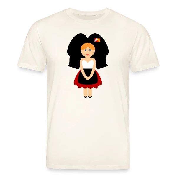 Maquette de T-shirt bio CREATOR Stanley/Stella Unisexe « Petite Alsacienne Mignonne » à personnaliser