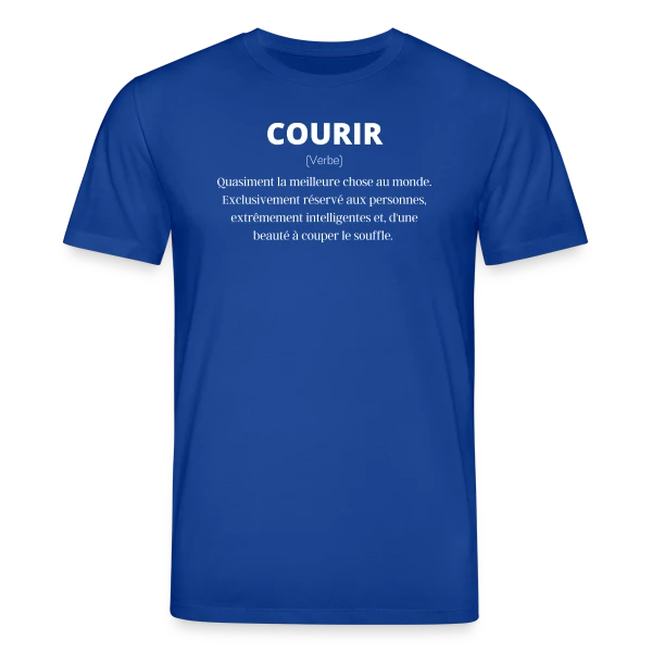 Maquette de T-shirt bio CREATOR Stanley/Stella Unisexe « Courir Définition : Run, Running, Sport & Humour » à personnaliser