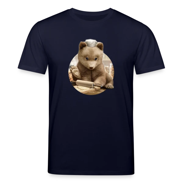 Maquette de T-shirt bio CREATOR Stanley/Stella Unisexe « Ourson Chef » à personnaliser