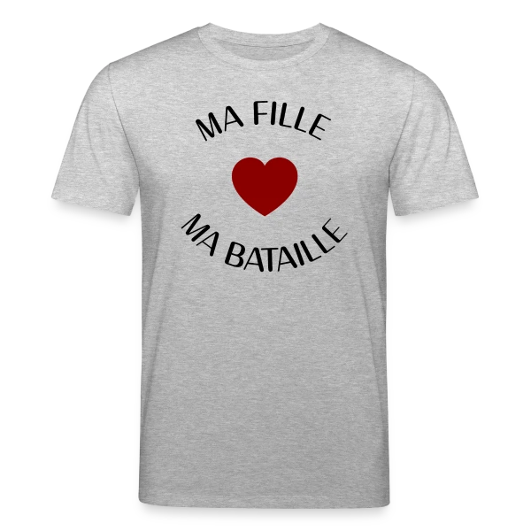 Maquette de T-shirt bio CREATOR Stanley/Stella Unisexe « Ma fille, ma bataille : Mon Amour Éternel » à personnaliser