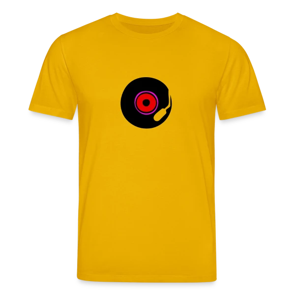 Maquette de T-shirt bio CREATOR Stanley/Stella Unisexe « Disque Vinyle Old School 80s » à personnaliser