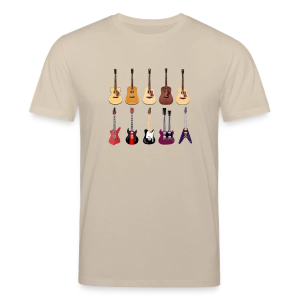 Maquette de T-shirt bio CREATOR Stanley/Stella Unisexe « Je Suis Guitariste : Ma Passion, Ma Fierté » à personnaliser