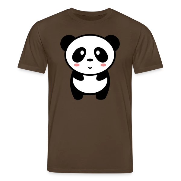 Maquette de T-shirt bio CREATOR Stanley/Stella Unisexe « Panda Kawaii : Adorable et Tendance » à personnaliser