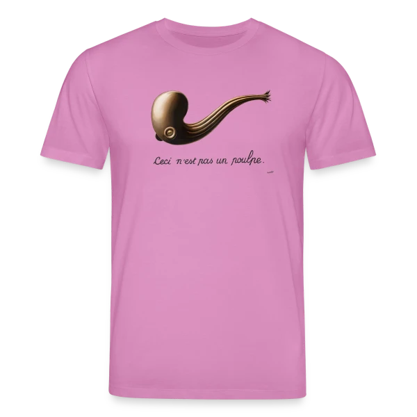 Maquette de T-shirt bio CREATOR Stanley/Stella Unisexe « Ceci n'est pas un Poulpe » à personnaliser