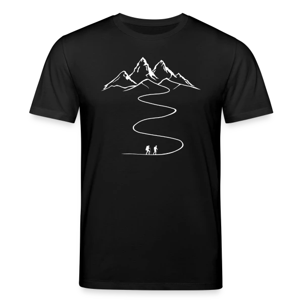 Maquette de T-shirt bio CREATOR Stanley/Stella Unisexe « Randonnée Montagne: L'Aventure Ne Fait Que Commencer! » à personnaliser