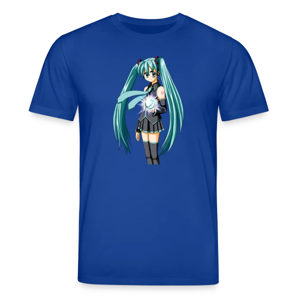 Maquette de T-shirt bio CREATOR Stanley/Stella Unisexe « Miku Manga : Jolie Fille Style Anime Kawaii » à personnaliser