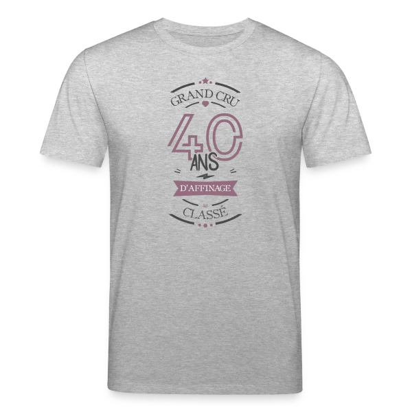 Maquette de 40 Ans d'Affinage : T-shirt Humour Anniversaire à personnaliser
