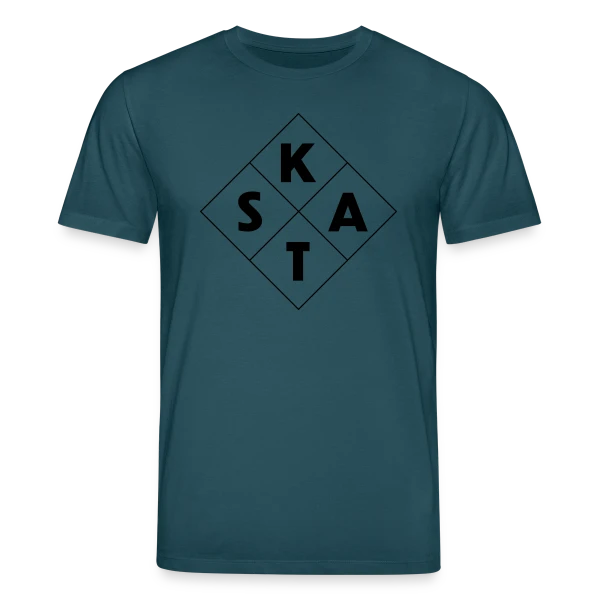 Maquette de T-shirt bio CREATOR Stanley/Stella Unisexe « Humour pour Joueurs de Skat » à personnaliser