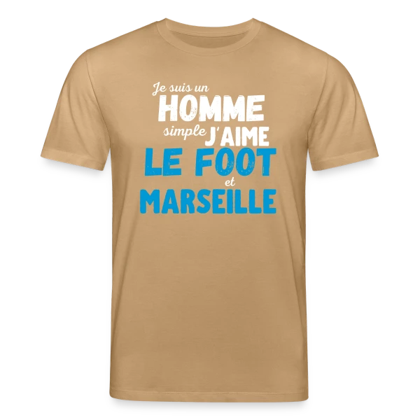 Maquette de J'aime Foot Marseille à personnaliser