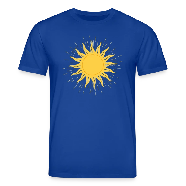 Maquette de T-shirt bio CREATOR Stanley/Stella Unisexe « Dessin de Soleil Éclatant » à personnaliser
