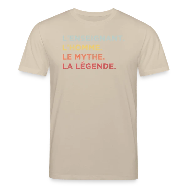Maquette de L'Enseignant : L'Homme, Le Mythe, La Légende à personnaliser