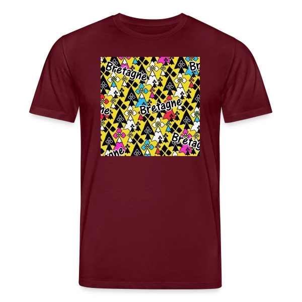 Maquette de T-shirt bio CREATOR Stanley/Stella Unisexe « Motif Pop Art Bretagne » à personnaliser