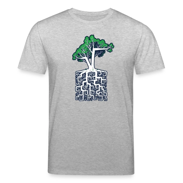 Maquette de T-shirt bio CREATOR Stanley/Stella Unisexe « Racine Carrée : Quand la Nature Calcule » à personnaliser