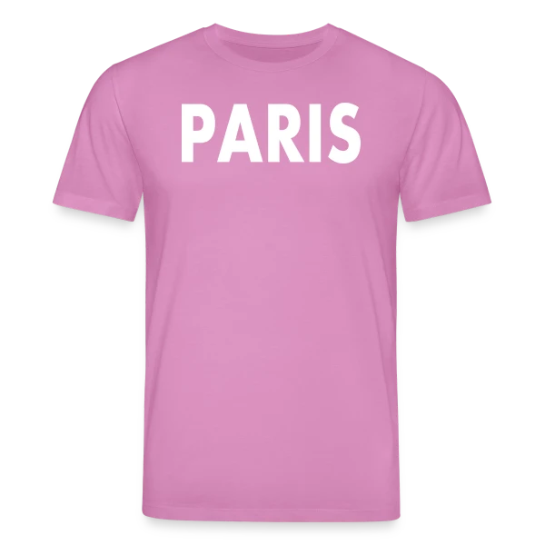 Maquette de T-shirt bio CREATOR Stanley/Stella Unisexe « Paris Minimaliste » à personnaliser