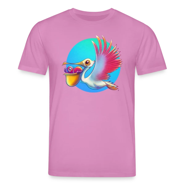 Maquette de T-shirt bio CREATOR Stanley/Stella Unisexe « Pélican Livreur de Bébés Poulpes » à personnaliser