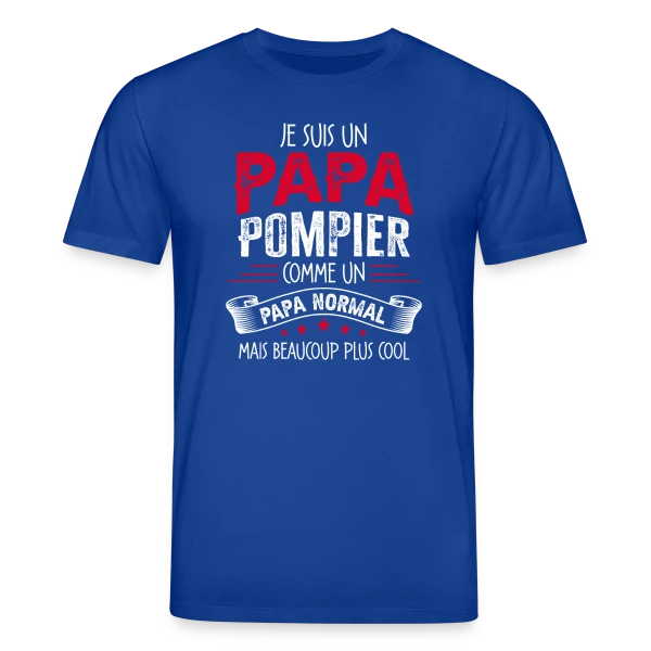 Maquette de Papa Pompier : Comme un Papa Normal, Mais Plus Cool ! à personnaliser