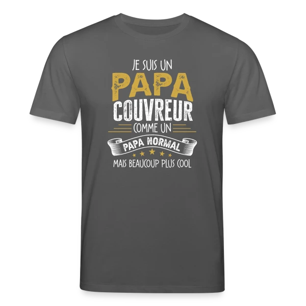 Maquette de Papa Couvreur Humour - Comme un Papa Normal mais Plus Cool à personnaliser