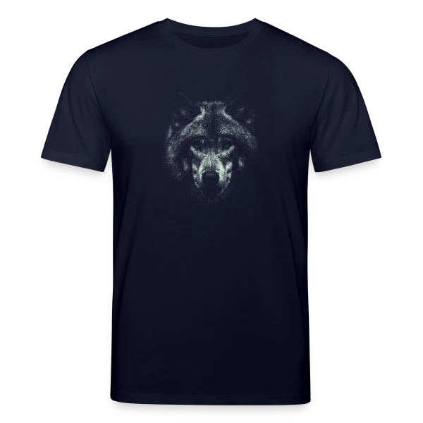 Maquette de T-shirt bio CREATOR Stanley/Stella Unisexe « Esprit Loup Fantomatique » à personnaliser