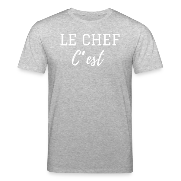 Maquette de T-shirt bio CREATOR Stanley/Stella Unisexe « Motif Personnalisé : Mon Prénom en Cuisine » à personnaliser