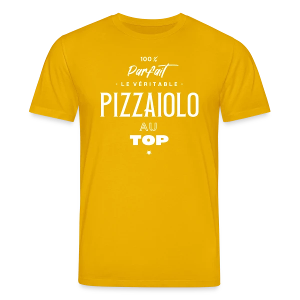 Le Vrai Maître Pizzaiolo sur T-shirt bio CREATOR Stanley/Stella Unisexe