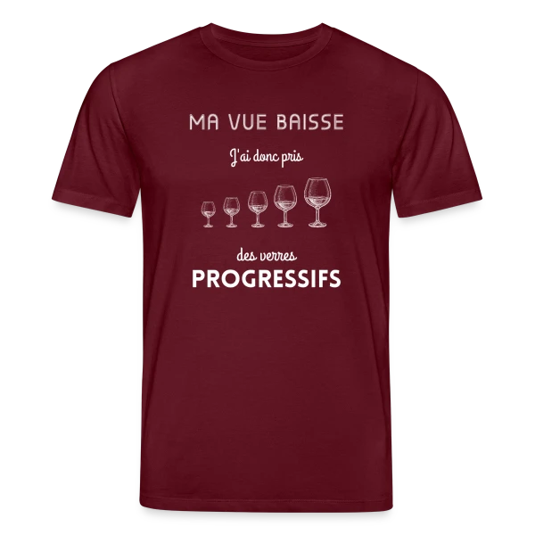 Maquette de T-shirt bio CREATOR Stanley/Stella Unisexe « Humour Vin Drôle » à personnaliser