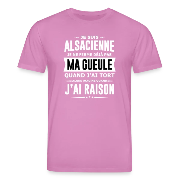 Maquette de Alsacienne Je Ferme Pas Ma Gueule à personnaliser