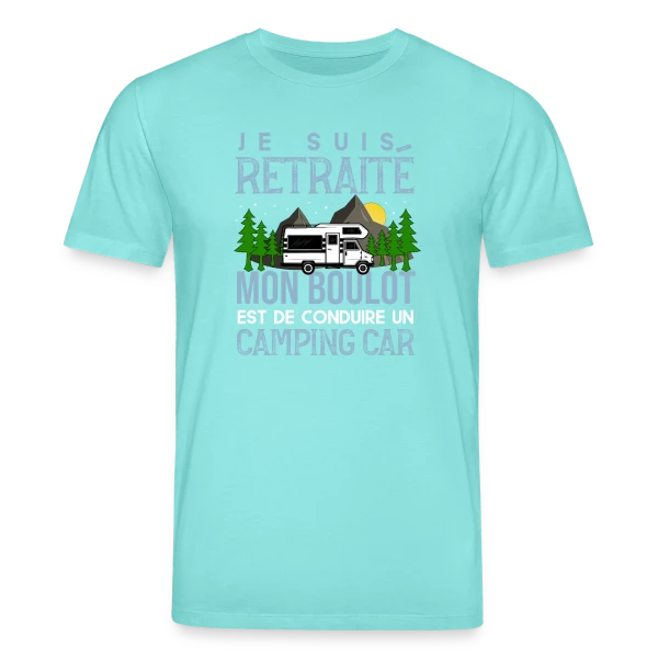 Maquette de Retraité Humour - Mon Boulot : Conduire un Camping-Car à personnaliser
