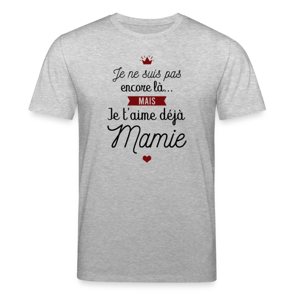 Maquette de Je t'aime déjà Mamie | Annonce Grossesse Adorable à personnaliser