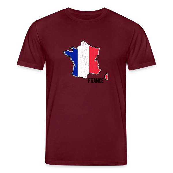 Maquette de France Tricolore Stylisée à personnaliser