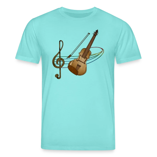 Maquette de T-shirt bio CREATOR Stanley/Stella Unisexe « Passion Musique » à personnaliser
