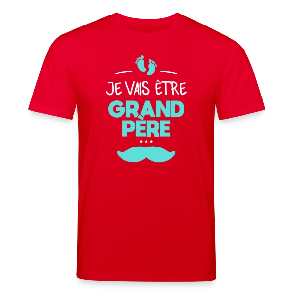 Maquette de 'Je Vais Être Grand-Père' - Annonce Fierté Bébé à personnaliser
