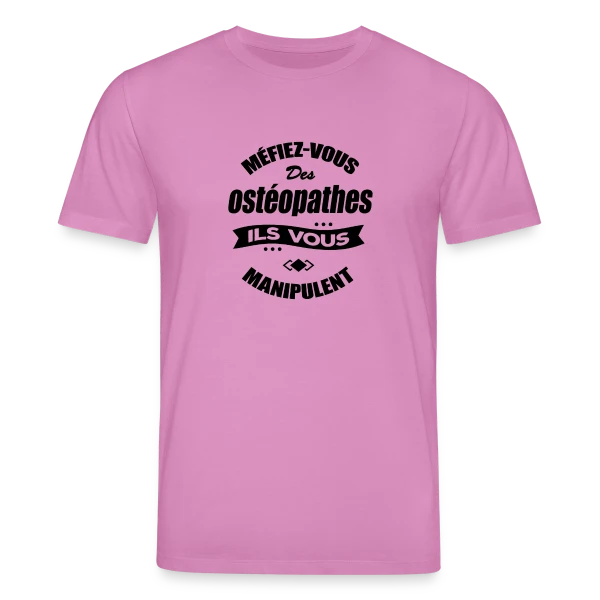 Maquette de T-shirt bio CREATOR Stanley/Stella Unisexe « Ostéopathe Manipulateur Humour » à personnaliser