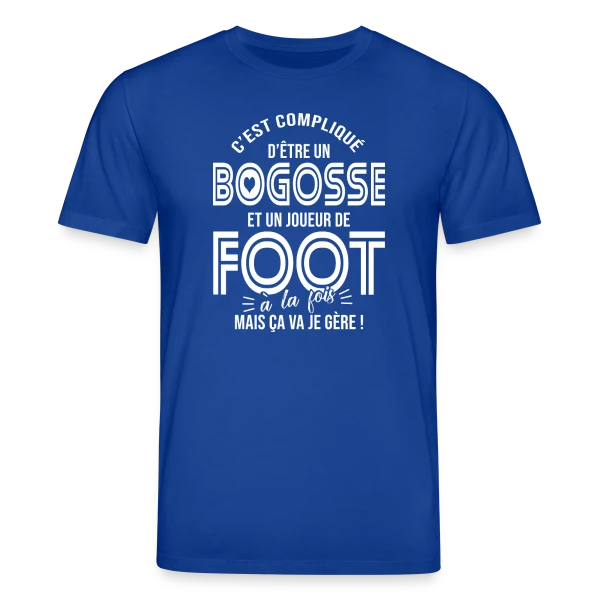 Maquette de T-shirt bio CREATOR Stanley/Stella Unisexe « Cadeau Bogosse Footballeur Passionné » à personnaliser