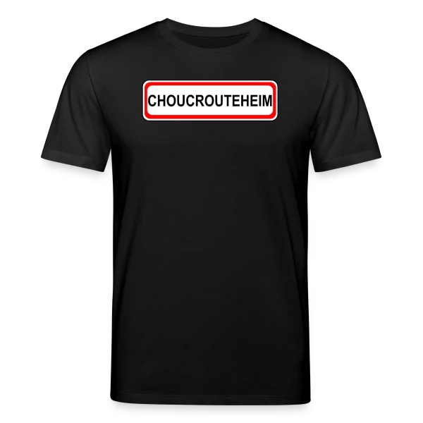 Maquette de T-shirt bio CREATOR Stanley/Stella Unisexe « Choucrouteheim: Capitale de la Choucroute » à personnaliser
