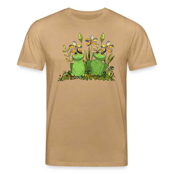 Maquette de T-shirt bio CREATOR Stanley/Stella Unisexe « Craquant Motif Grenouille » à personnaliser