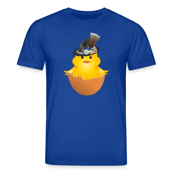 Maquette de T-shirt bio CREATOR Stanley/Stella Unisexe « Adorable Poussin Bavarois en Costume Traditionnel » à personnaliser
