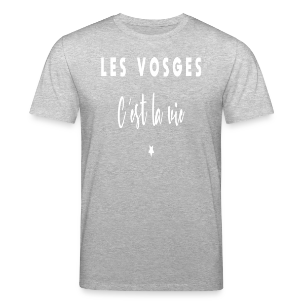 Maquette de T-shirt bio CREATOR Stanley/Stella Unisexe « Les Vosges, C'est la Vie ! » à personnaliser