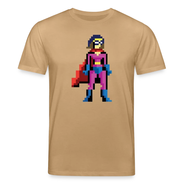 Maquette de Super-Héroïne Pixel Anna à personnaliser