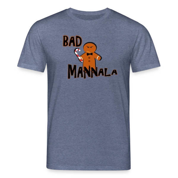 Maquette de T-shirt bio CREATOR Stanley/Stella Unisexe « Mannala Alsacien Humour : Brioche de Noël » à personnaliser